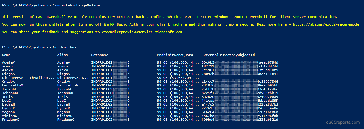 Connect Exchange Online PowerShell without enabling winRM basic authentication