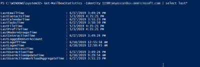 Why Office 365 Users’ Last Logon Time Reported by Get-MailboxStatistics is inaccurate? Office 365 users real last logon time report