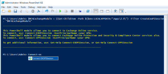 Connect to Exchange Online PowerShell Using MFA (Multi Factor Authentication)