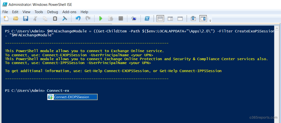 exchange online powershell download