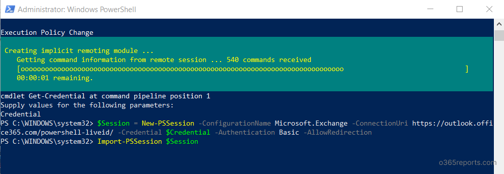 Quickly Connect to Exchange Online PowerShell