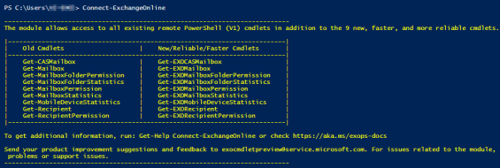 Connect to Exchange Online PowerShell without Basic Authentication