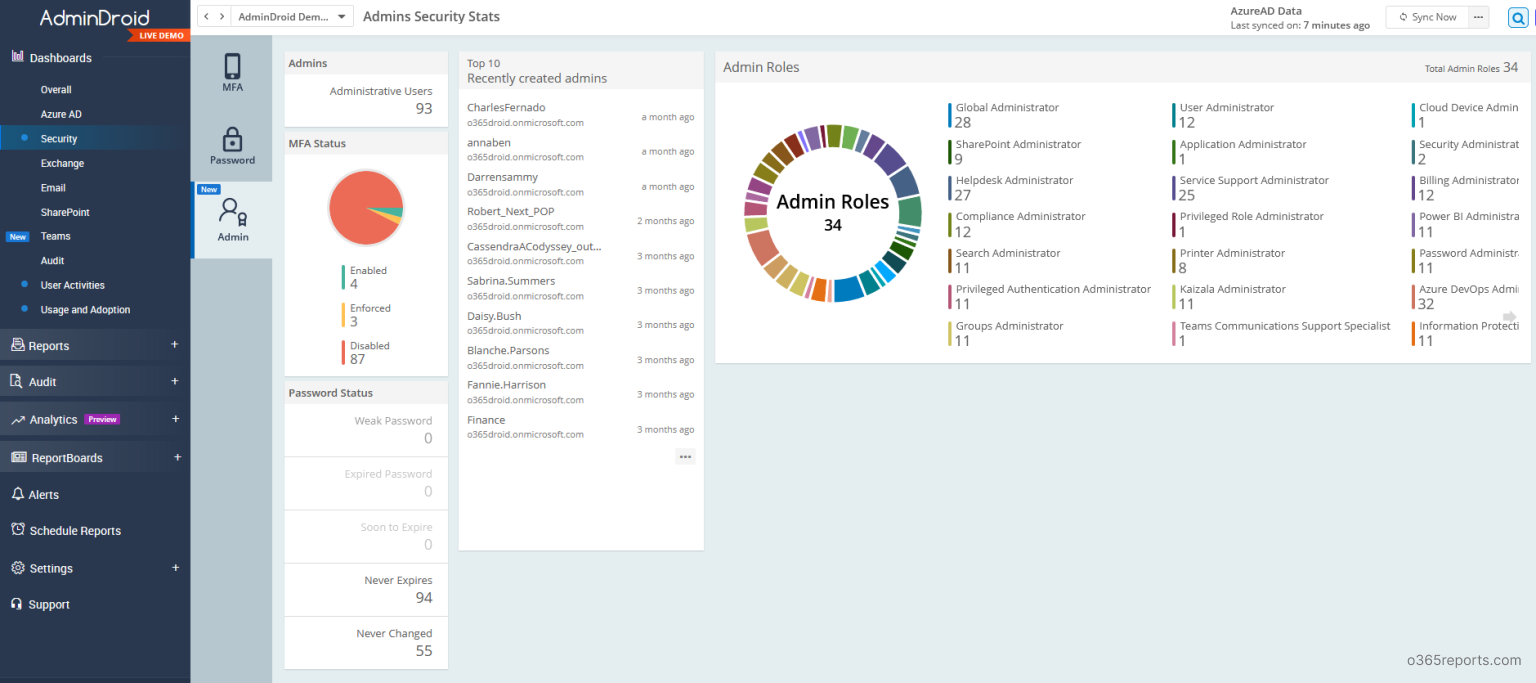 Export Office 365 Admin Role Report using PowerShell