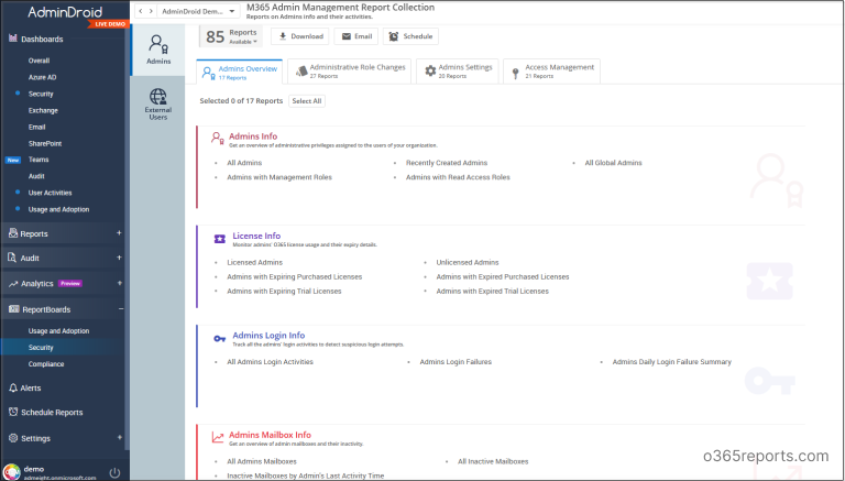 Export Office 365 Admin Role Report using PowerShell