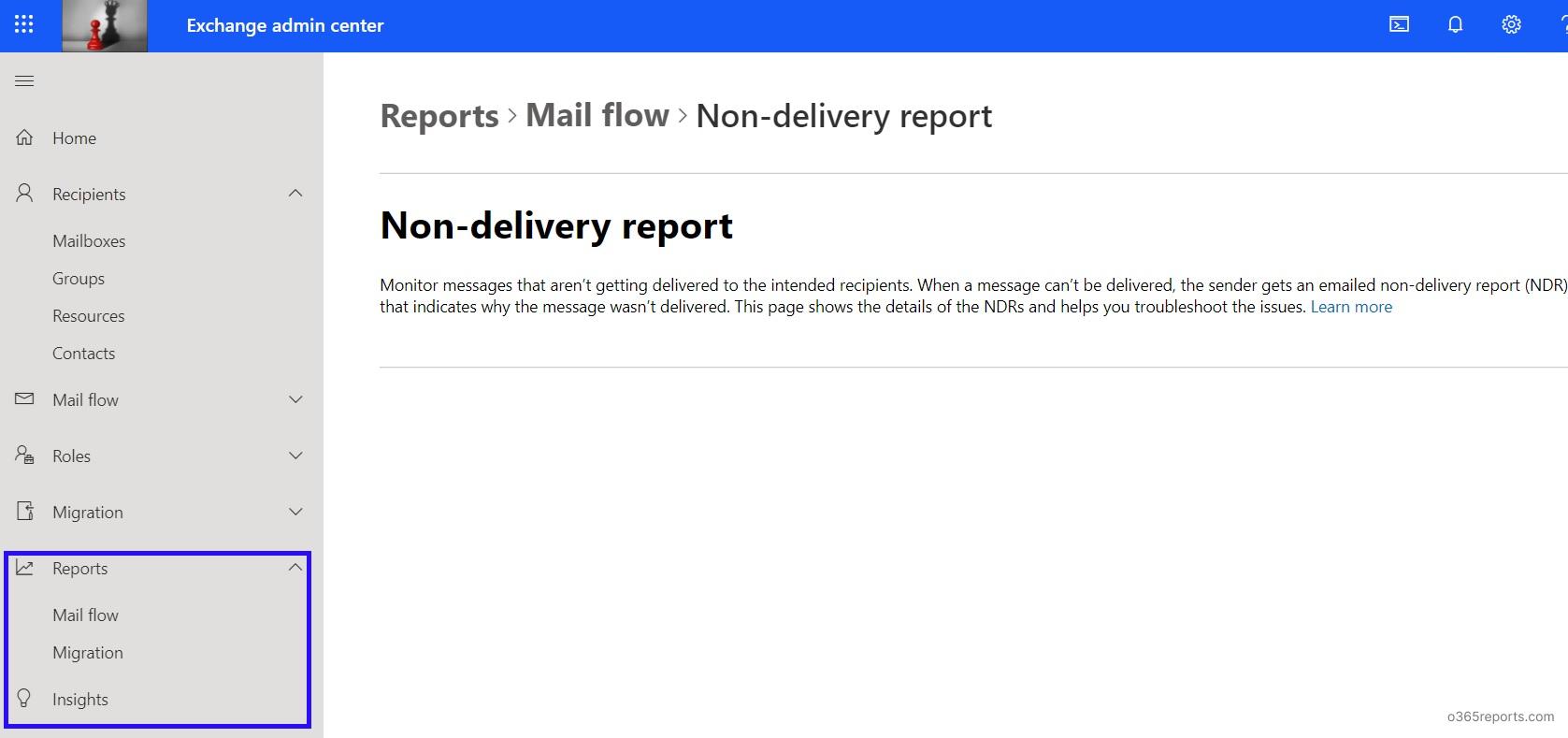 non-delivery-report-office-365-reports