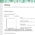 Configure External Sharing in SharePoint Online