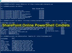 SharePoint Online PowerShell Cmdlets