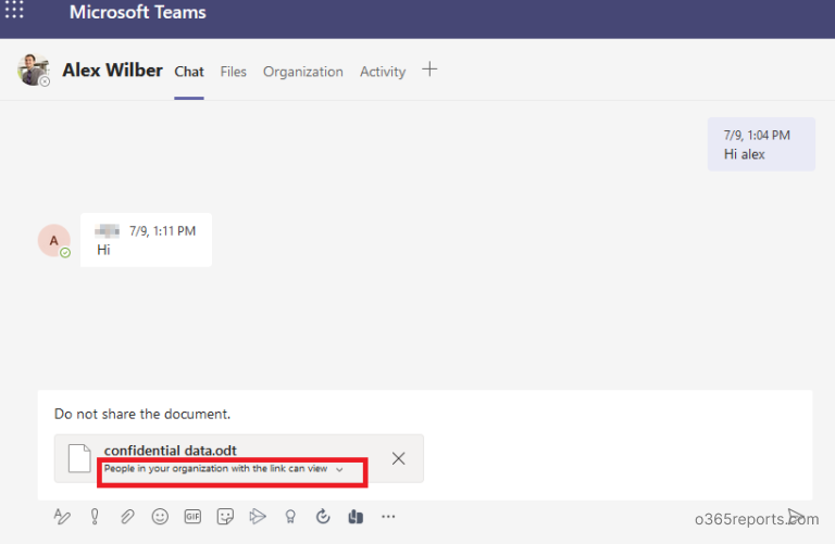 File Sharing In Microsoft Teams Office 365 Reports
