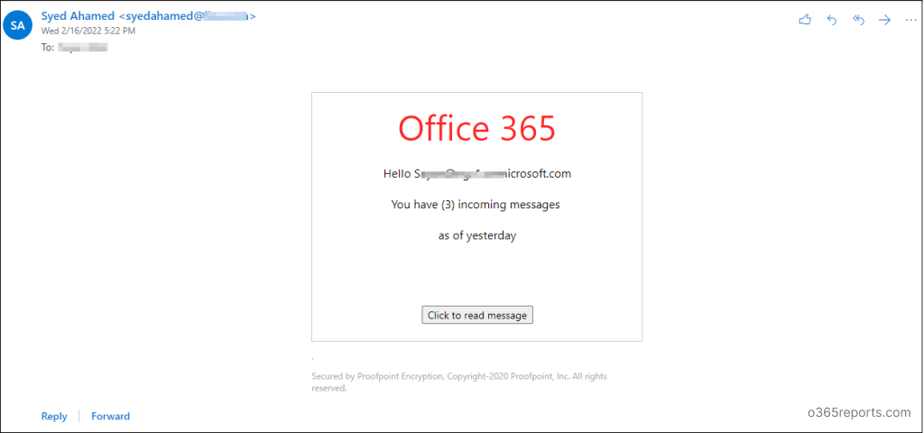 Office 365 users phishing attacks