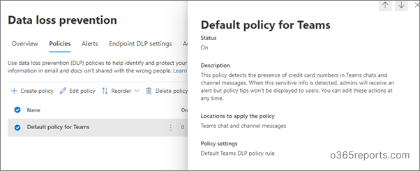 Protect Office 365 Sensitive Data with Data Loss Prevention (DLP) Policy
