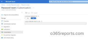 Microsoft Self Service Password Reset Customization