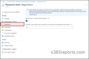 Self Service Password Reset in Entra