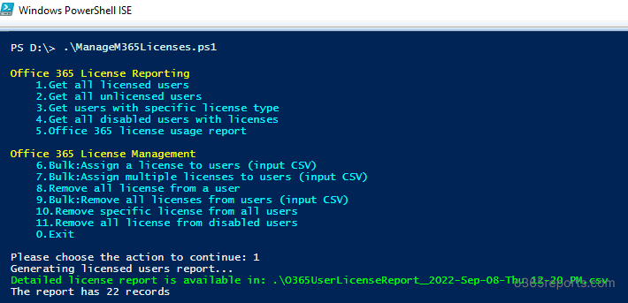 Manage Microsoft 365 Licenses using MS Graph PowerShell