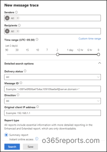 Message Trace Reports