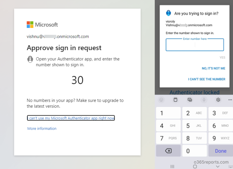 number-matching-in-mfa-office-365-reports