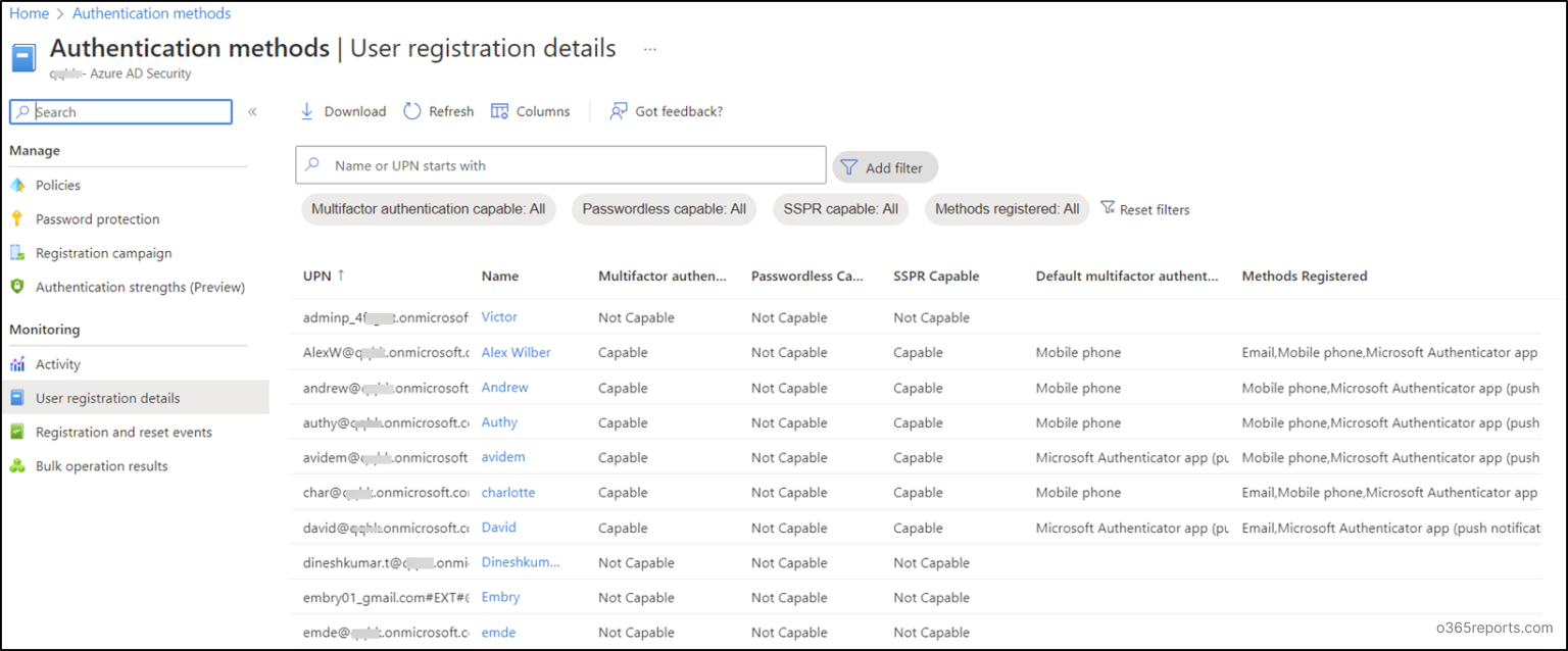 Audit MFA Configuration Changes in Microsoft 365 Environment.