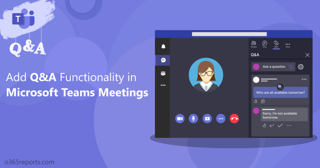 Add Q&A Functionality in Microsoft Teams Meetings