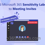 Add Microsoft 365 Sensitivity Labels to Meeting Invites