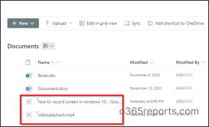 upload to SharePoint