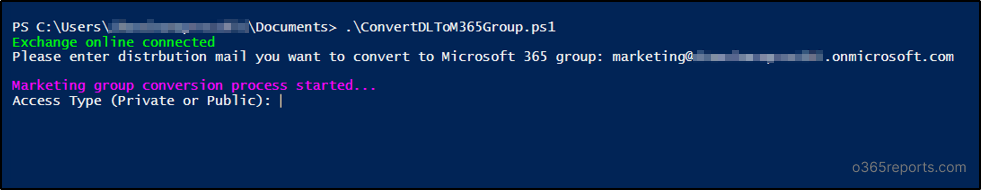 Upgrade Distribution Lists To Microsoft 365 Groups Using PowerShell