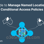 A Guide to Manage Named Locations in Conditional Access Policies.
