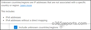 Solution for IP Addresses that Cannot be Mapped to Countries