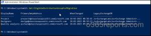 get eligible distribution groups for migration of distribution lists to Microsoft 365 groups
