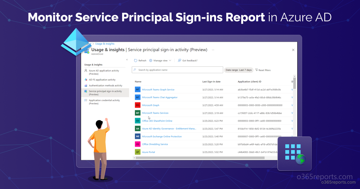 Monitor Service Principal Sign-ins Report in Azure AD