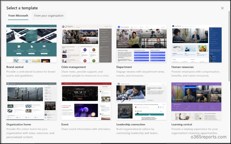 3 New SharePoint Site Templates