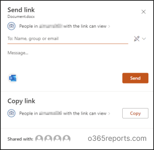company sharing links in SharePoint