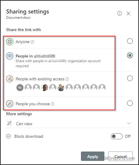 Best Practices of Sharing Links in SharePoint Online