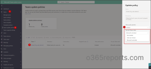 new Microsoft teams update policy