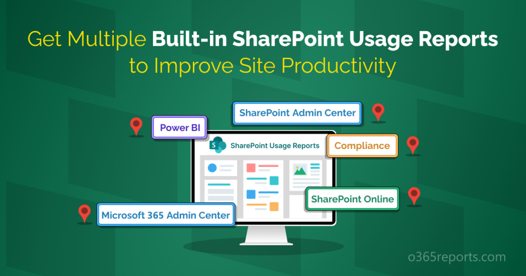 Get Multiple Built-in SharePoint Usage Reports to Improve Site Productivity
