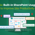 Get Multiple Built-in SharePoint Usage Reports to Improve Site Productivity