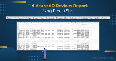 Get Azure AD Devices Report Using PowerShell