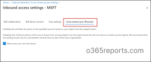 cross-tenant synchronization (preview)