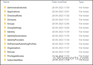 Export all Azure AD settings and objects
