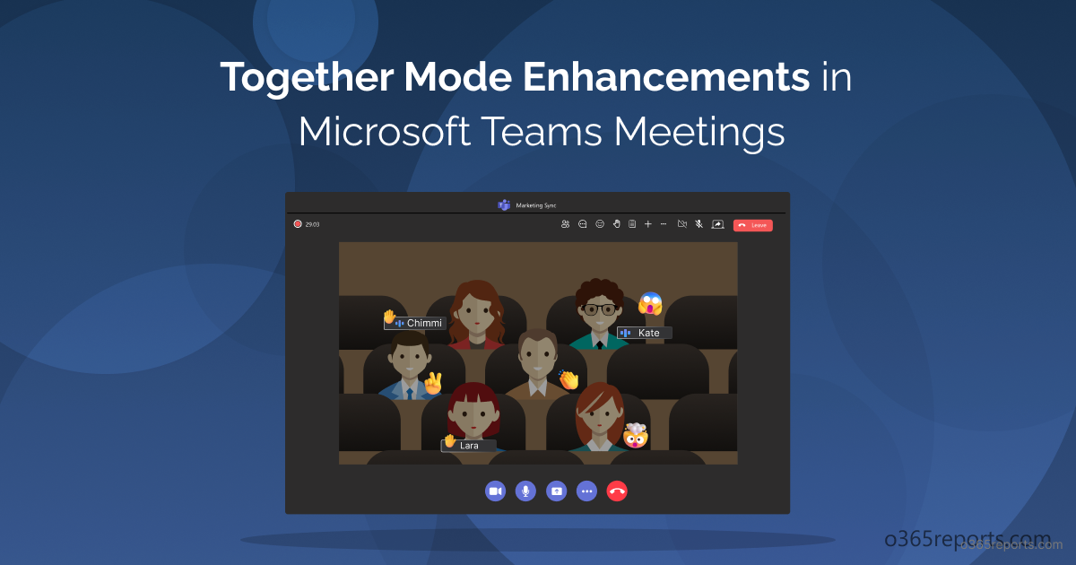 Together Mode in Microsoft Teams