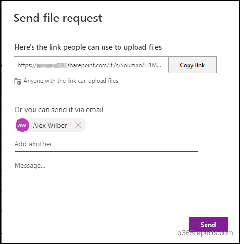 Request External Files to SharePoint Document Libraries