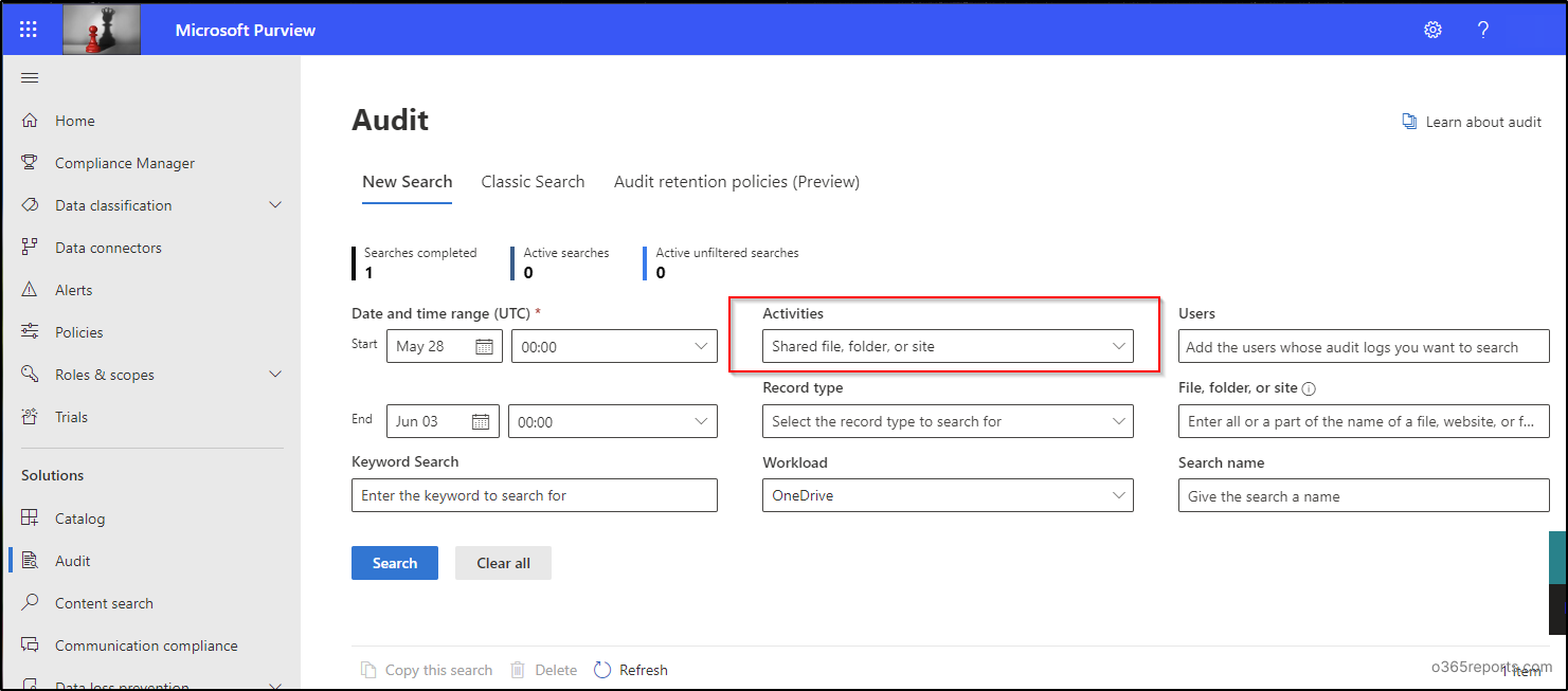 Microsoft 365 Audit Logs Office 365 Reports