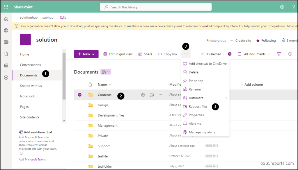 Request External Files to SharePoint Document Libraries