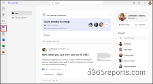Microsoft Feed in Microsoft 365 app