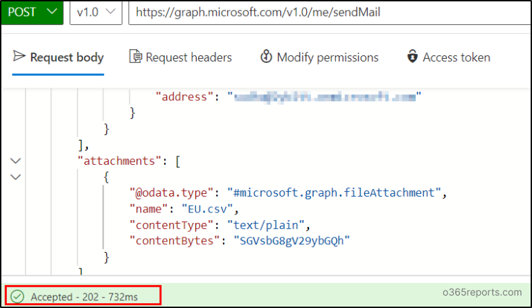 Send Reports via Email Using Graph API for Secure Report Delivery