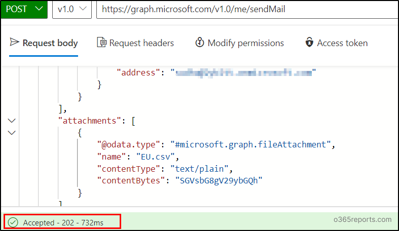 Send Reports via Email Using Graph API for Secure Report Delivery