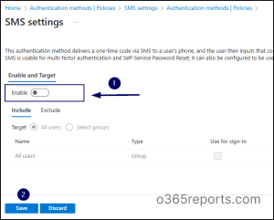 Turn off WhatsApp as MFA authentication method