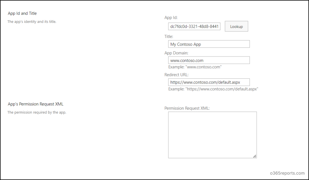 Lookup permissions to register an app in SharePoint Online