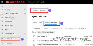 Zapped messages of Zero-hour auto purge in Microsoft Teams
