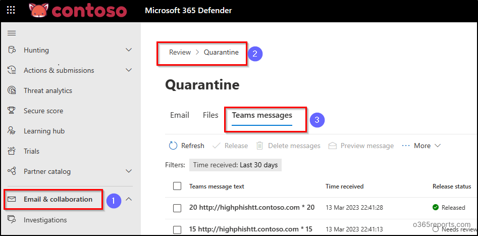 Configure Zero-hour Auto Purge in Microsoft Teams