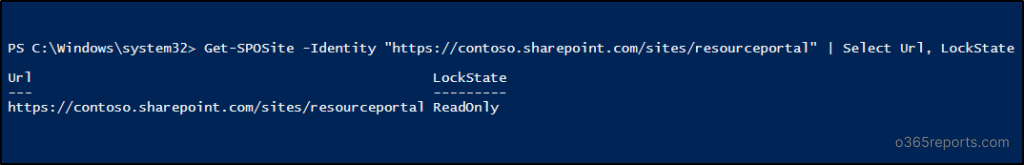 Lock and Unlock SharePoint Sites in Microsoft 365 Using PowerShell