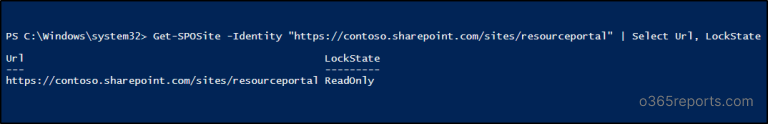 Lock and Unlock SharePoint Sites in Microsoft 365 Using PowerShell